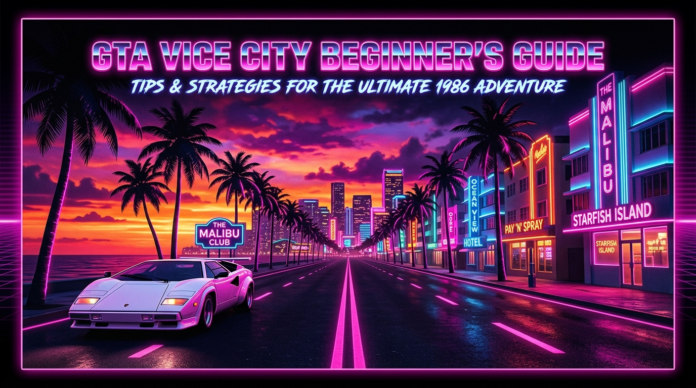 GTA Vice City Beginner Guide - 15 Tips to Dominate Vice City